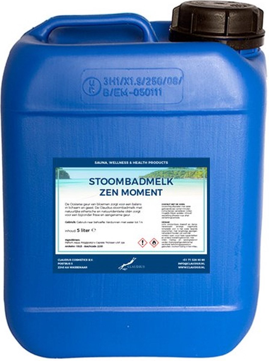 Goedkoopste Stoombadmelk Zen Moment 5 liter