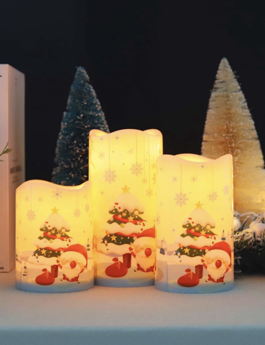 LED Kaars Nep Kaarsen met Vlam op Batterijen Kerstverlichting