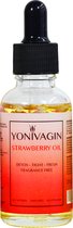 YoniVagin – Yoni Olie – Antibacterieel – Ontstekingsremmend – Detox – pH neutraal – Frisse geur – Vaginale gezondheid – Tegen infecties/irritaties – Aardbei