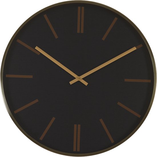 Light&living Klok Ø53 cm EMPORIO zwart+goud