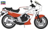 1:12 Hasegawa 21745 Kawasaki KR250 (KR250A) White/Red Color 1984 Plastic Modelbouwpakket