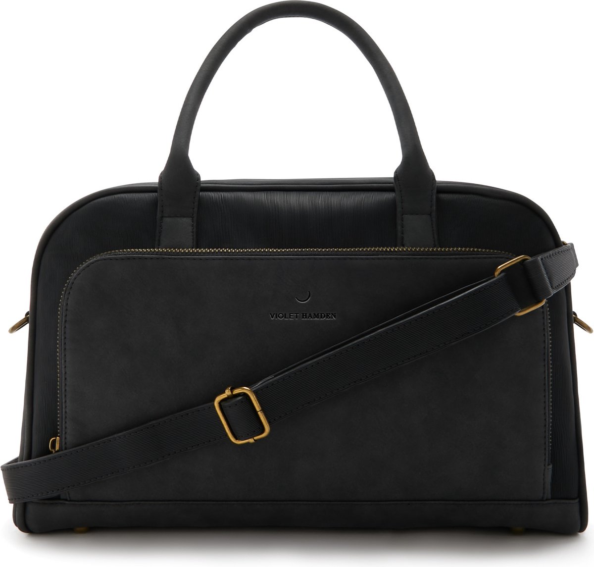 Violet Hamden Essential Bag Dames Handtas Kunstleer - Zwart