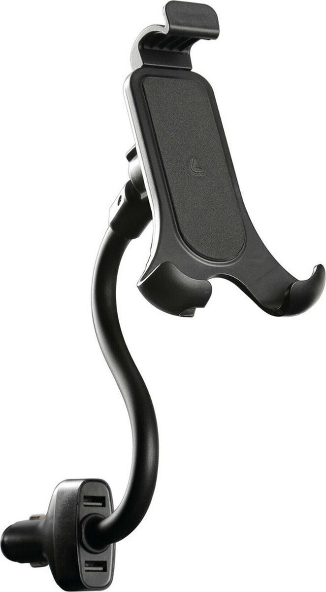 Power Holder, telefoonhouder met dubbele Usb lader, 12/24V bol