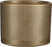Mica Decorations Era Bloempot - H14,5 x Ø17,5 cm - Reliëf - Goud