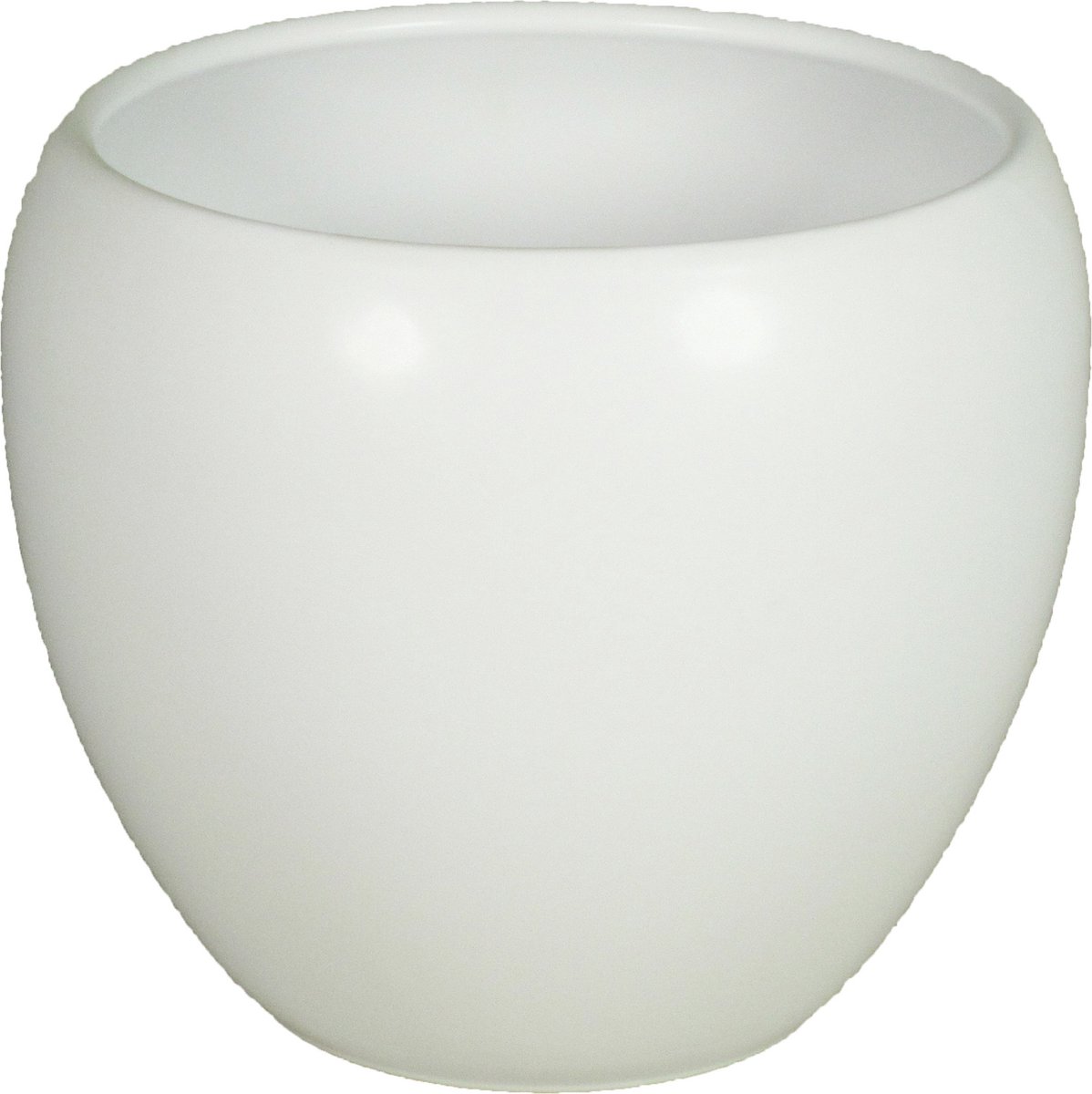 Floran Plantenpot - wit - mat - keramiek - 14 x 11 cm - plantenpotten binnen