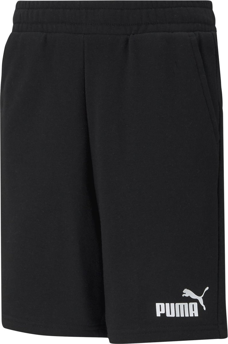 PUMA ESS Sweat Shorts B Jongens Broek Zwart