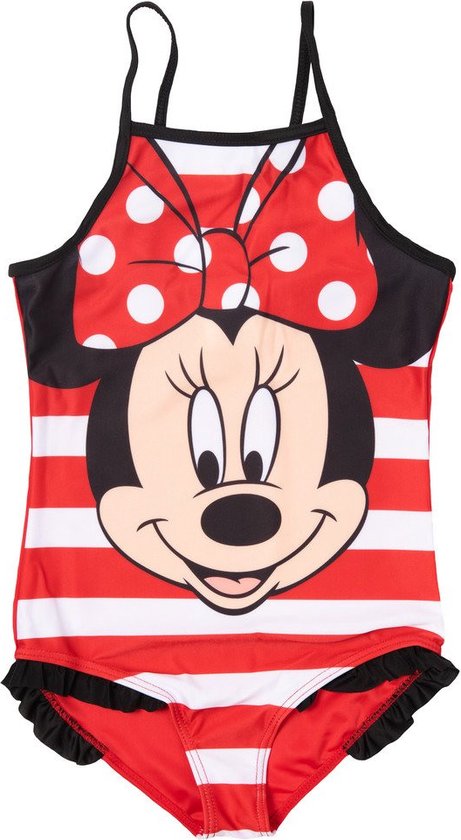 Disney Minnie Mouse Badpak - Rood - Maat 122/128