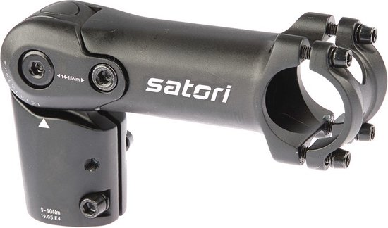 Stuurpen Satori UP2 Verstelbaar 31 8 110mm Mat Zwart Bol stuurpen-satori-up2-verstelbaar-31-8-110mm-mat-zwart-bol