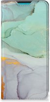 Bookcase voor Geschikt voor Samsung Galaxy A73 Watercolor Mix