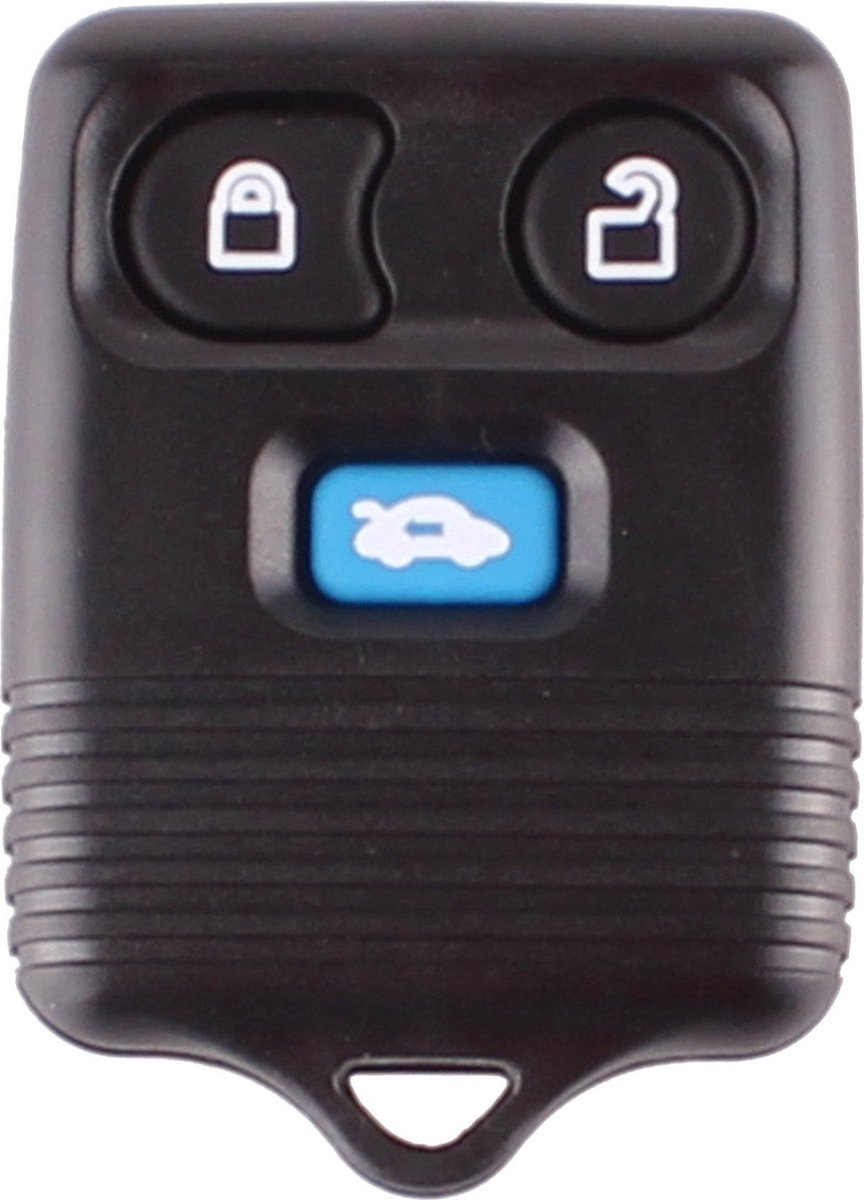 Auto sleutelbehuizing 3 knoppen (Square) geschikt voor Ford Transit / Ford Focus / Escape Explorer Ranger Afstandsbediening autosleutel - Merkloos