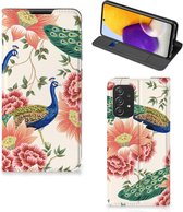Hoesje maken geschikt voor Samsung Galaxy A72 (5G/4G) Pink Peacock