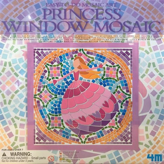 My First Sticky Mosaics Prinsessen Spiegel Kit – Knutselset Met Stickers En Juwelen, Voor Kinderen 3+