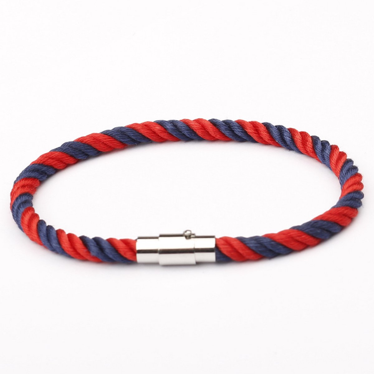 Kungu - Rood, Blauw - Luxe rope armband voor heren en dames - Outdoor Milano line - Cadeau - Geschenk - Voor Man - Vrouw - Armbandje - Jewellery