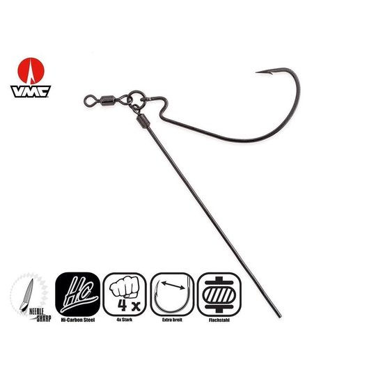 VMC Tokyo Rig Light Zwart 2/0 van VMC — afbeelding 2