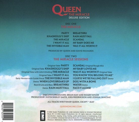Queen - The Miracle (CD) (Limited Deluxe Edition)