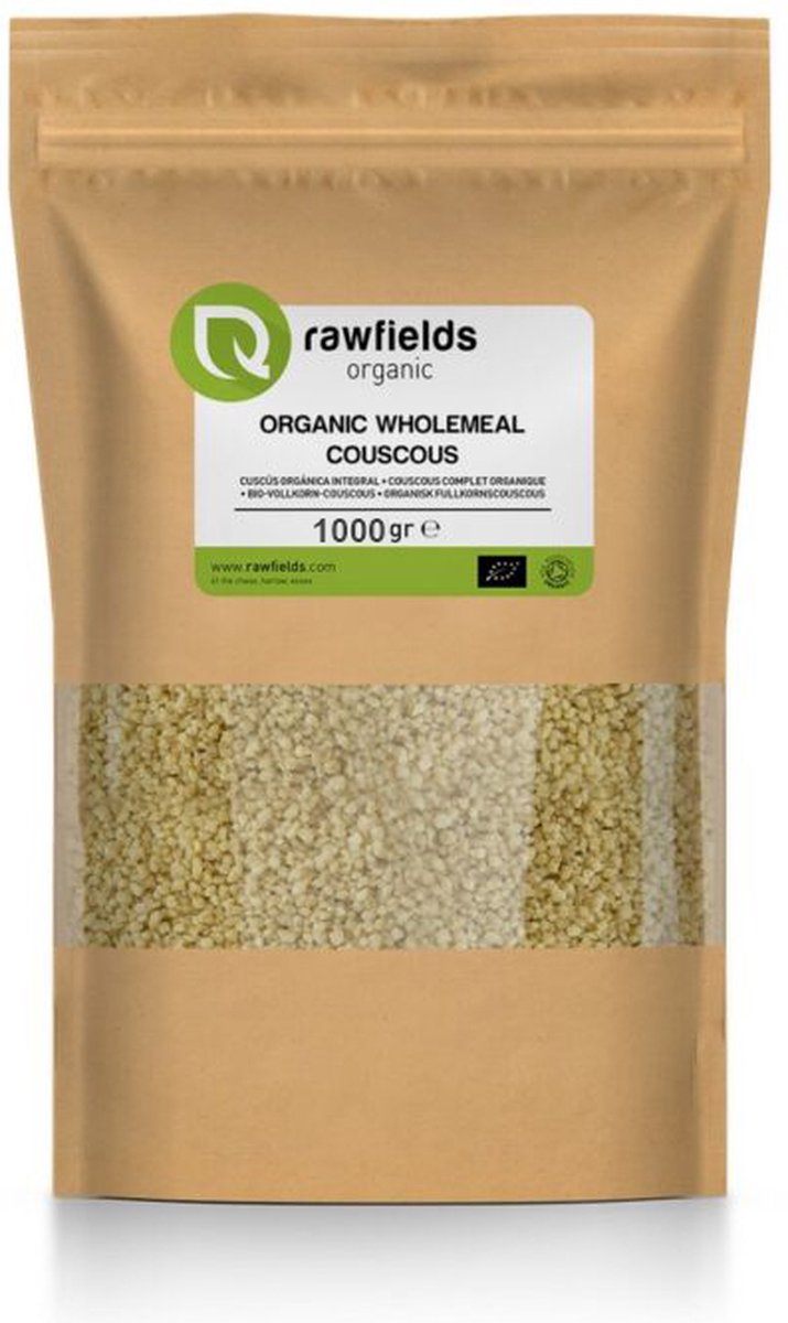 Biologische Volkoren Couscous Biologisch Gecertificeerd 1 Kg bol