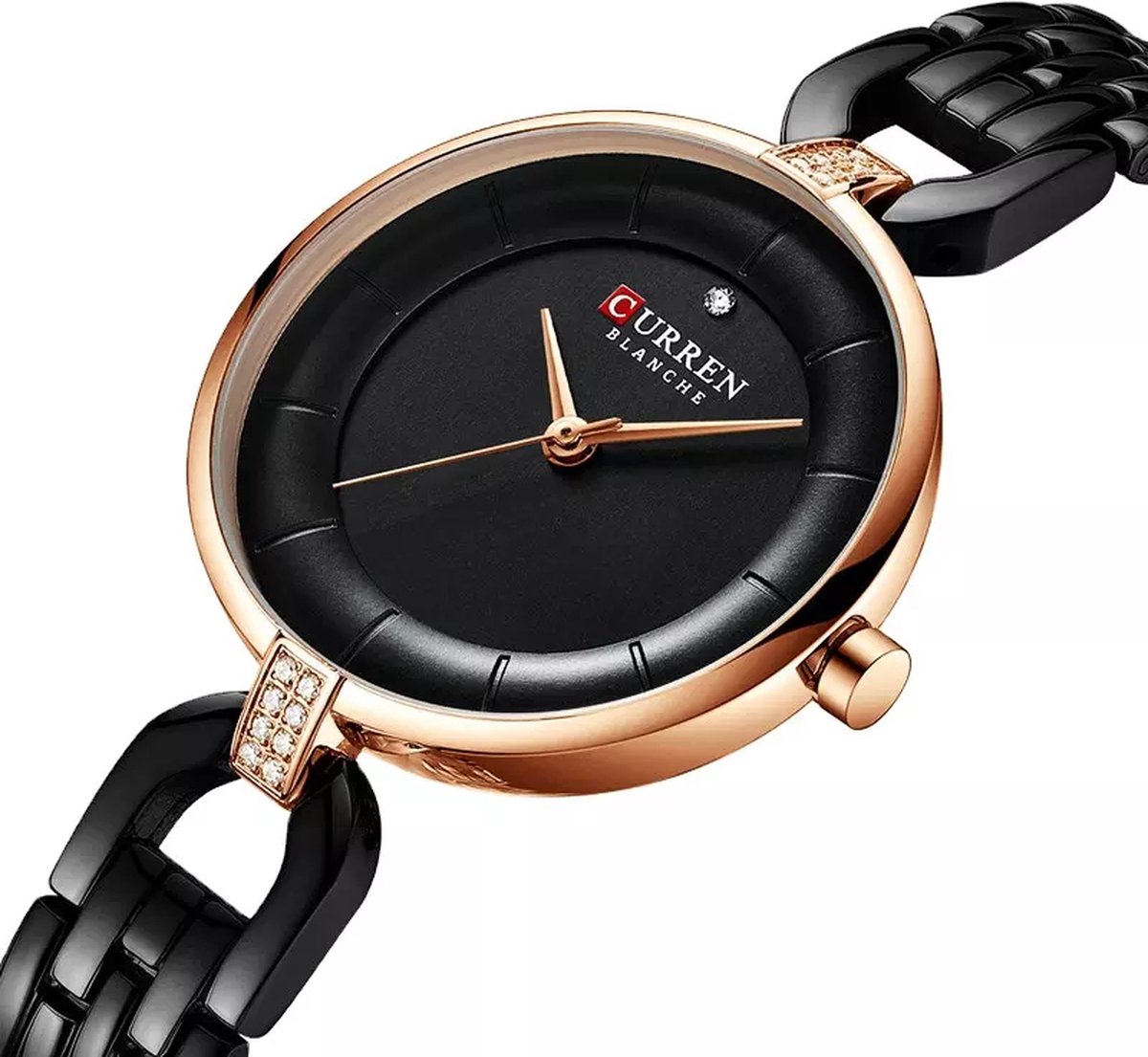 NIBOSI Horloges voor Vrouwen – Luxe Zwart/Goudkleurig Design
