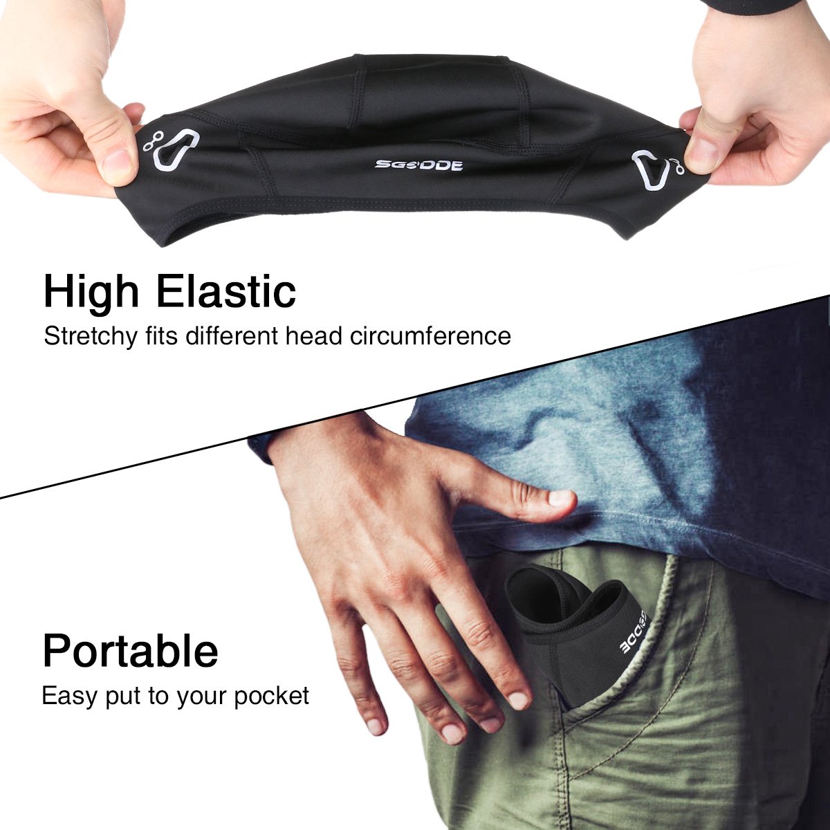 Azkoi Bonnet De Cyclise, Bonnet Sous Casque Calotte De Cyclise