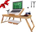 LuxerGoods™ Bedtafel - Laptoptafel - Bank tafeltje