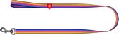WAUDOG Line Hondenlijn / Hondenriem - Nylon - Multi Colour - Breedte: 15 mm - Lengte: 122 cm
