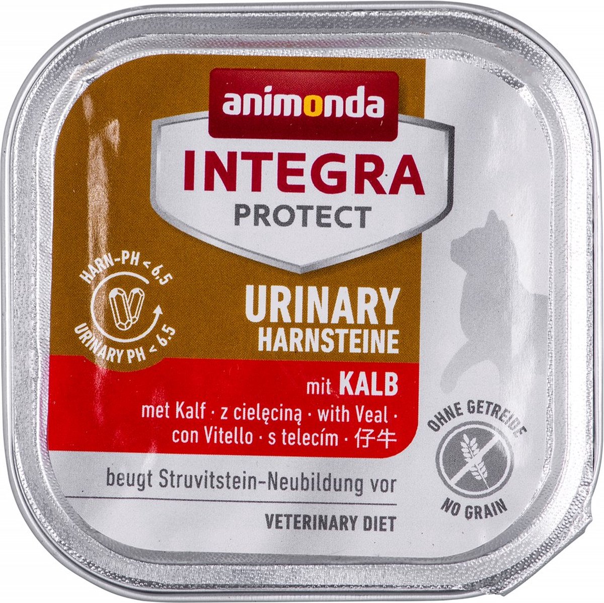 Animonda Animonda Intergra Protect Harnseine - kalfsvlees smaak katten traktatie, tray - 16 x 100g