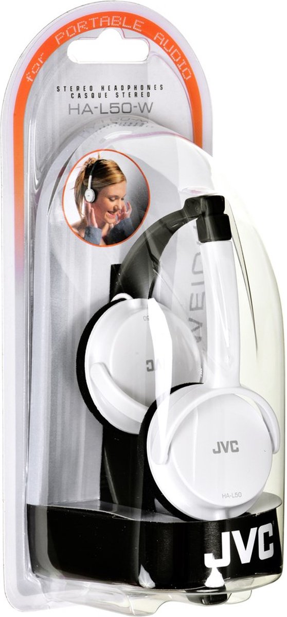 JVC HA-L 50 W Over-Ear Hoofdtelefoon - Wit
