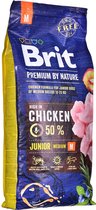 Brit Premium Junior Medium - Kip - Nourriture pour chiens - 15kg