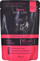 FITMIN For Life Cat Pouch Adult rundvlees - 85g