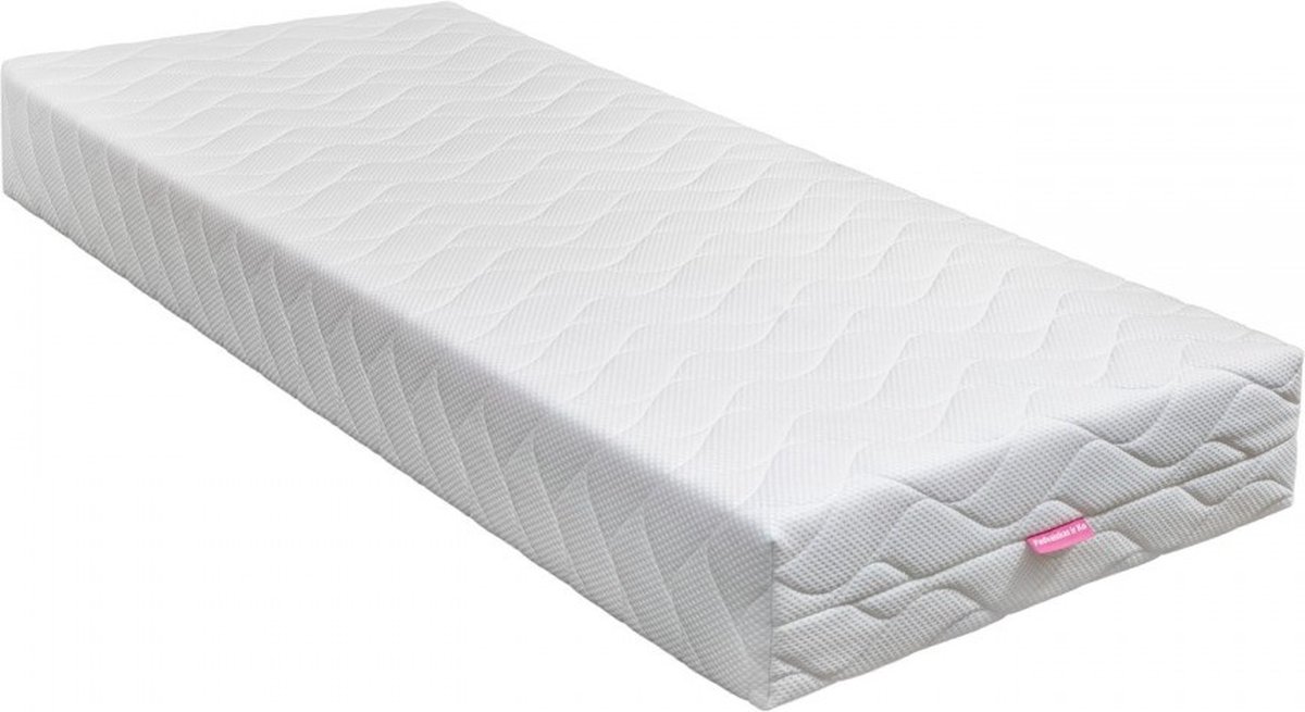 Maxibedden Luxe Matras -90x200 cm - 7-Zone pocketvering - Koudschuim -20 cm dik Wit