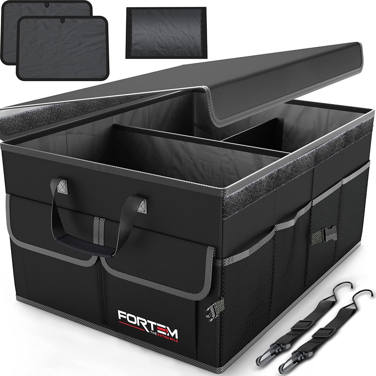 Organizador de maletero de coche Knodel, plegable, resistente, plega