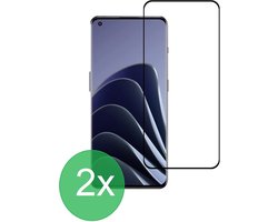 Full Screenprotector 2x Geschikt voor OnePlus 10 Pro - screen protector - volledige glas - bescherming - beschermglas - ZT Accessoires