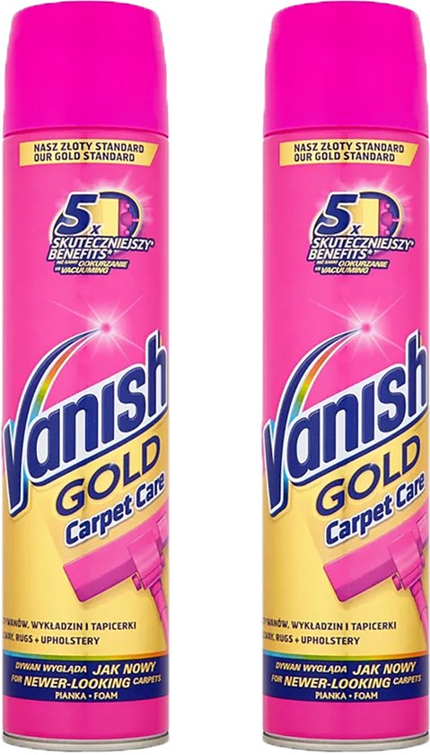 Spray Détachant Tapis Vanish Oxi Action Gold - 500 ml x3 | bol
