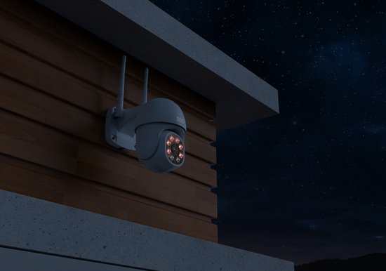 SEC24 CAM216W Dome Camera wit - IP Camera draai- en kantelbaar voor buiten - FHD 1080P - Kleuren nachtzicht van SEC24 — afbeelding 2