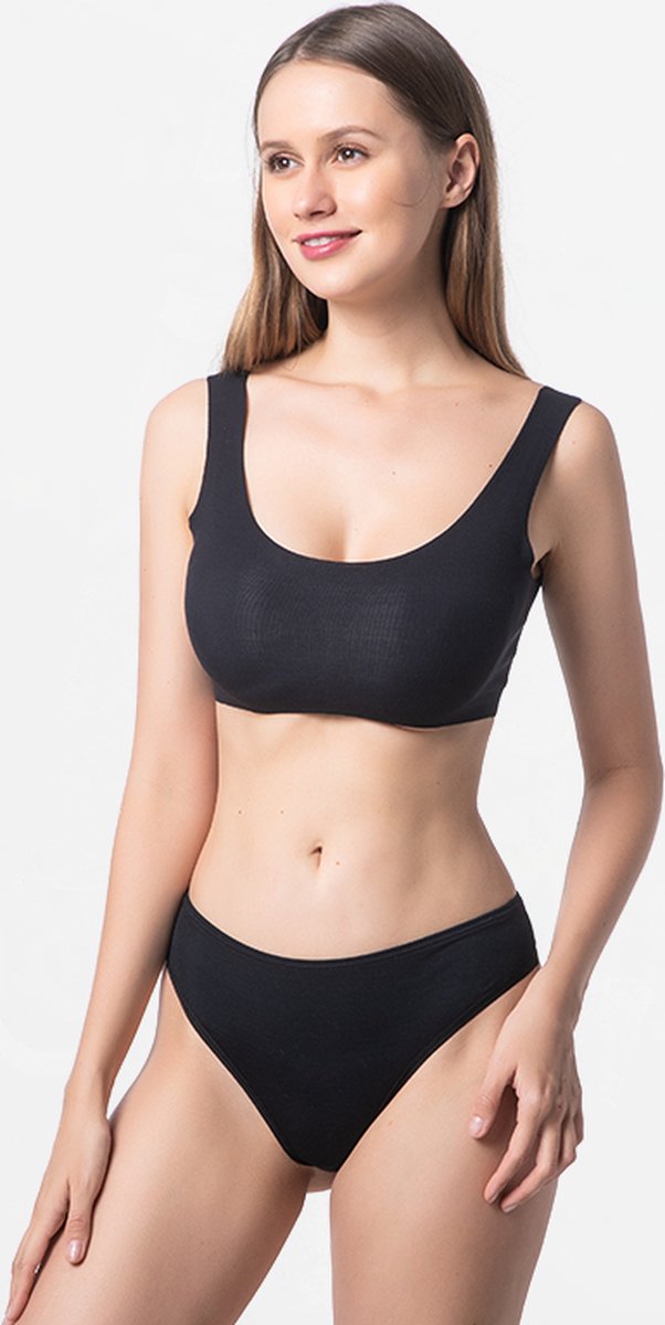 String dames Micro Modal vanta zwart