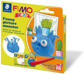 FIMO kids boetseerklei - funny kits set - funny picture monster