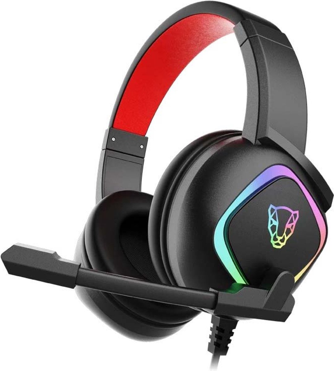 Gaming headphones Motospeed G750 USB RGB koptelefoon.