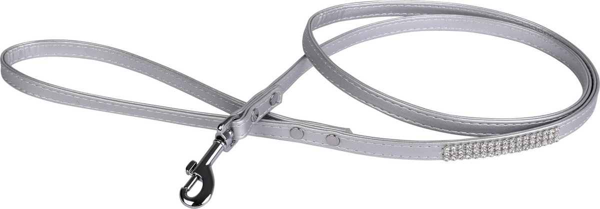 wouapy_petmini_leiband_zilver_strass_120cm