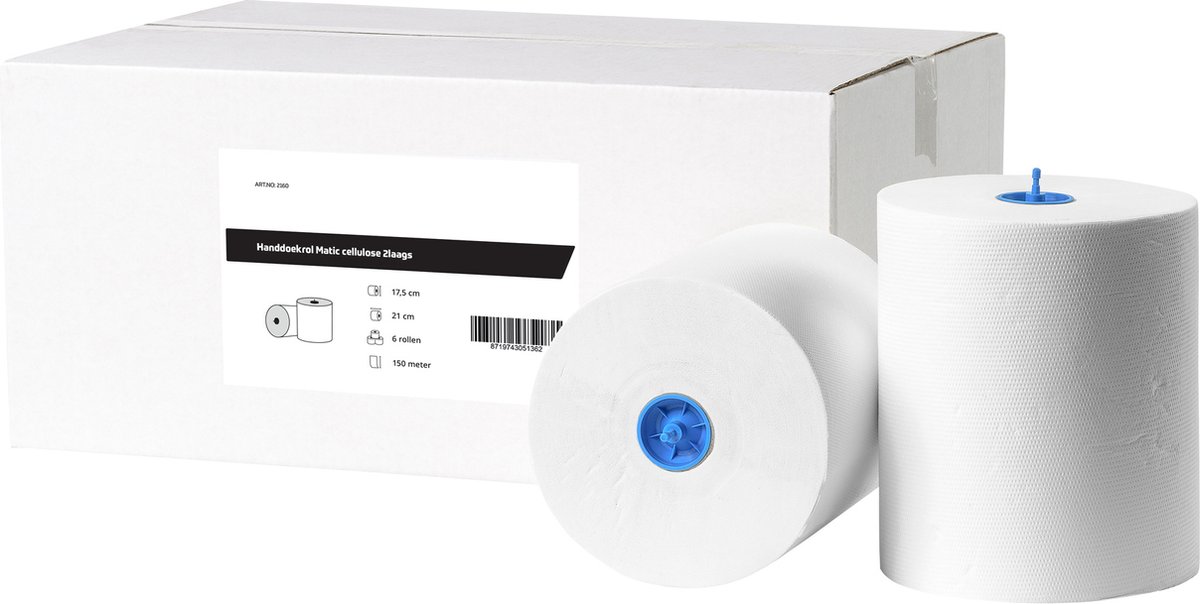 Handdoekrol Matic cellulose 2laags