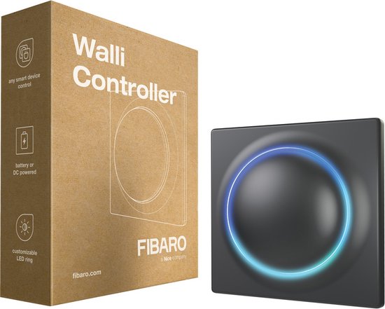 FIBARO Walli Controller - Draadloze schakelaar - Batterijgevoed - Z-Wave  Plus - Antraciet | bol.com