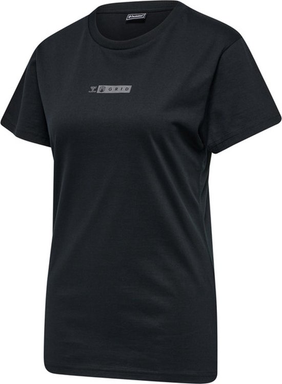 Hummel Offgrid Cotton Tee Dames - sportshirts - zwart - Vrouwen