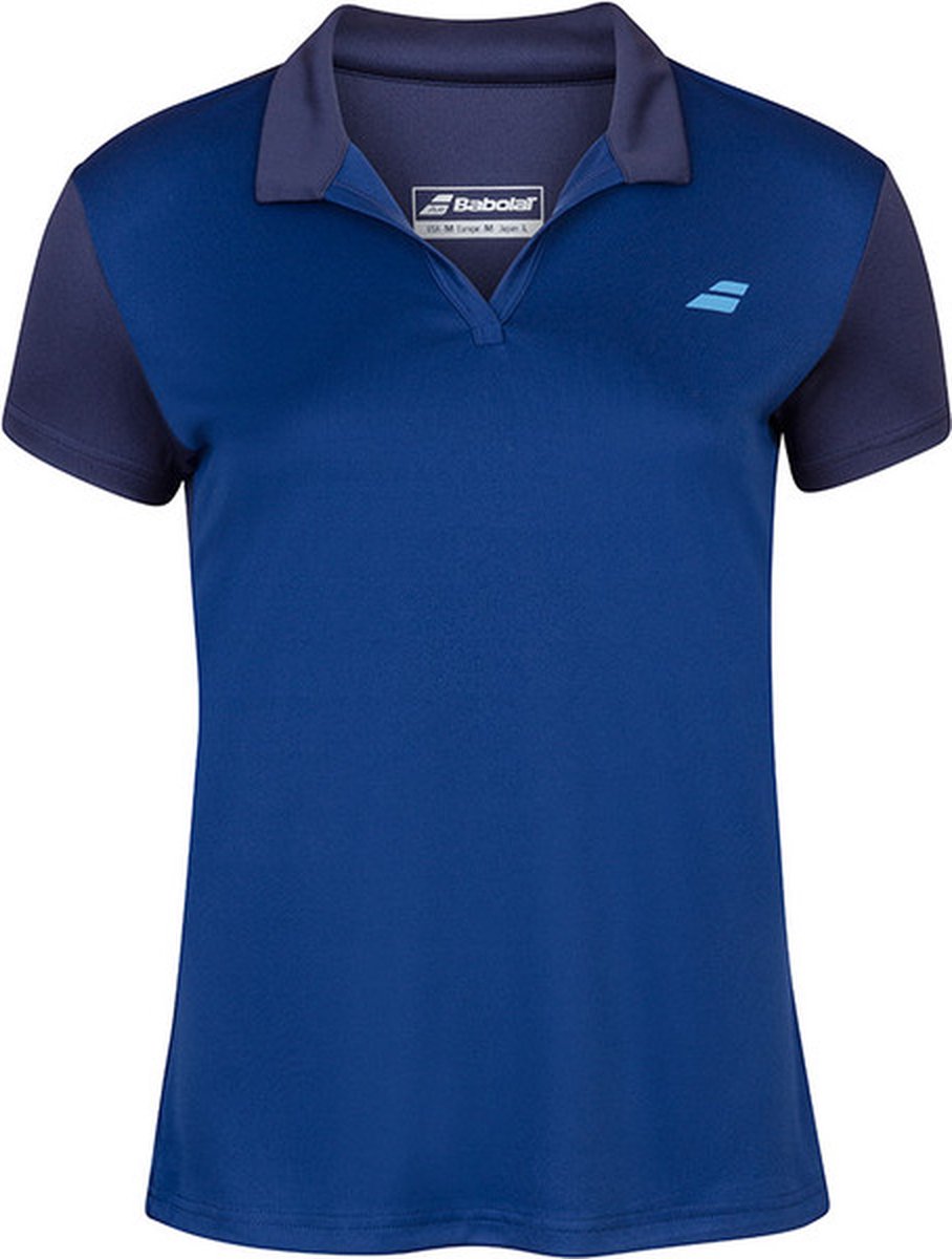 Babolat Play Polo - sportpolo's - Dark Blue - Meisjes
