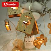 Nuvance - Éclairage de Noël Figurines à piles - Intérieur et extérieur - Lumières de Noël - Décoration de Décorations pour sapins de Noël - Décorations de Noël