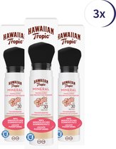 Hawaiian Tropic Mineral Powder Brush - SPF30 - 3 Stuks - Lotion - Gezichtsbescherming - Dermatologisch getest - Vegan - Voordeelverpakking