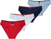 Happy Shorts Dames Kerst Slips Onderbroeken 4-Pack - Maat L