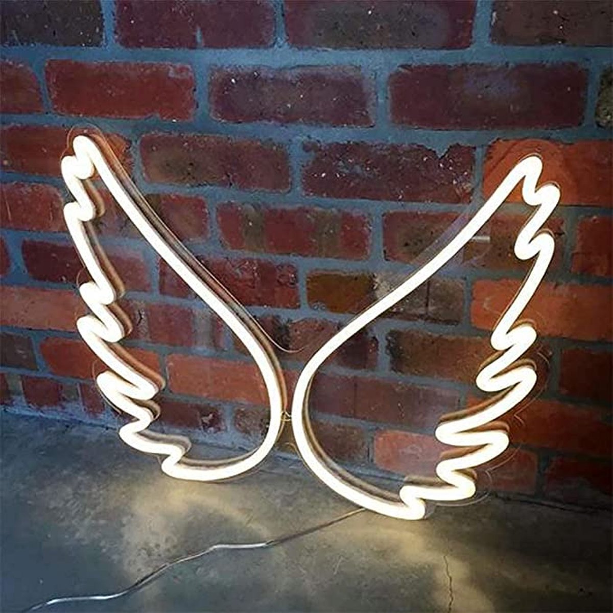 Vleugels Neon Verlichting - Fenom Lights ® - Neon Lampen - Sfeer Decoratie - 48 x 36 cm (L x B)
