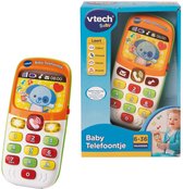 VTech Baby Telefoon - Cadeau - Interactief Speelgoed - Educatief Kindertelefoon - Oranje