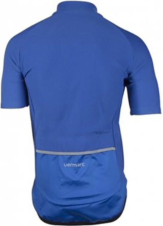 Maillot De Cyclisme VERMARC Pour Homme Bleu 1/4 Zip L