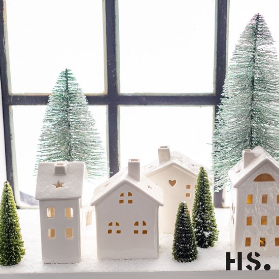 Storefactory - Byn nr 6 – Mat wit keramiek huisje - MNH Scandinavian Design & Living