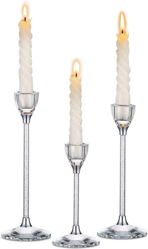 Kandelaars - Kristal - Art deco - Rond - Kaarsenhouders kopen? | Korting tot 50