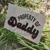 Property of Daddy / Sexy Tijdelijke Tattoos / Nep Tatoeage / Ondeugende Plak Tatoeages / Kinky Tattoo
